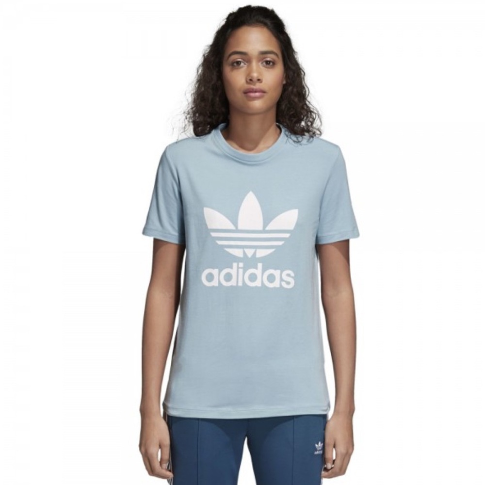 Adidas Light Blue Logo T-Shirt